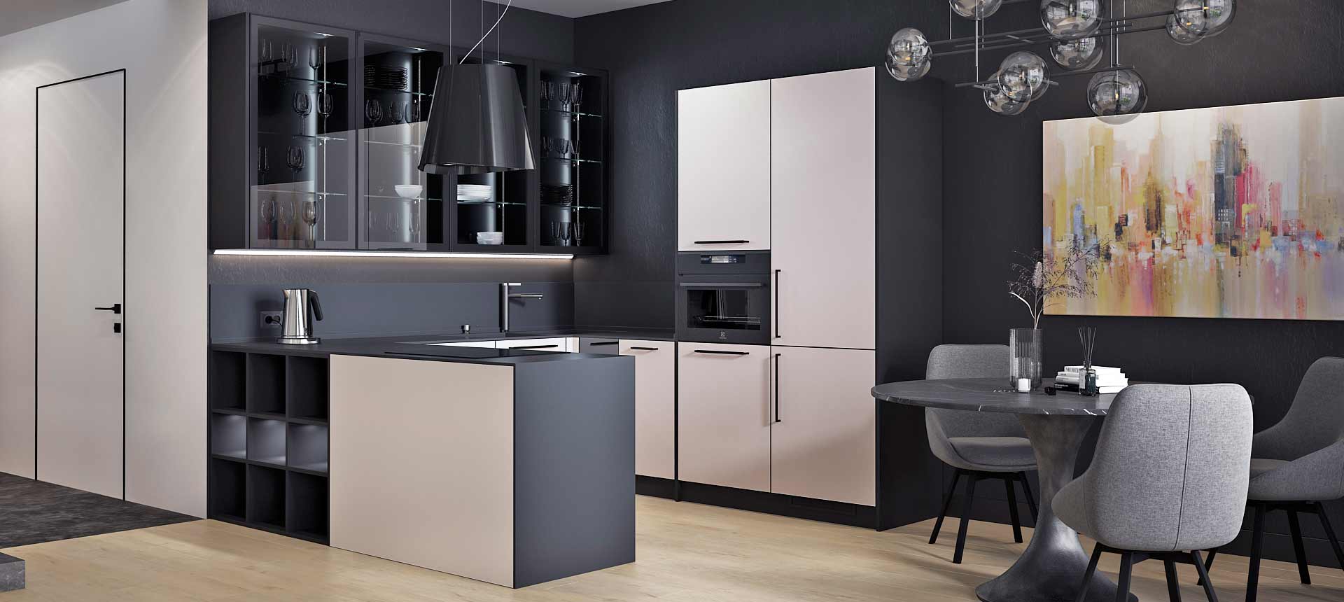 Кашемир серый